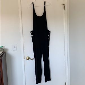 Black overalls
